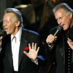 The Righteous Bros. (left to right) Bobby Hatfield and Bill Medley.