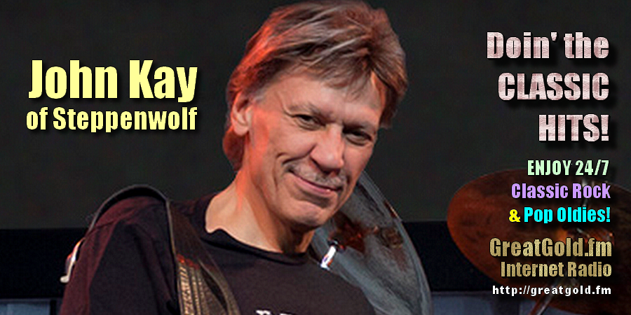 Steppenwolf’s John Kay was born April 12, 1944 in Tilsit, East Prussia, Germany.