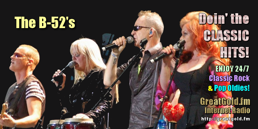 Kate Pierson of The B-52’s (pic-far-right) was born April 27, 1948 in Weehawken, NJ USA.