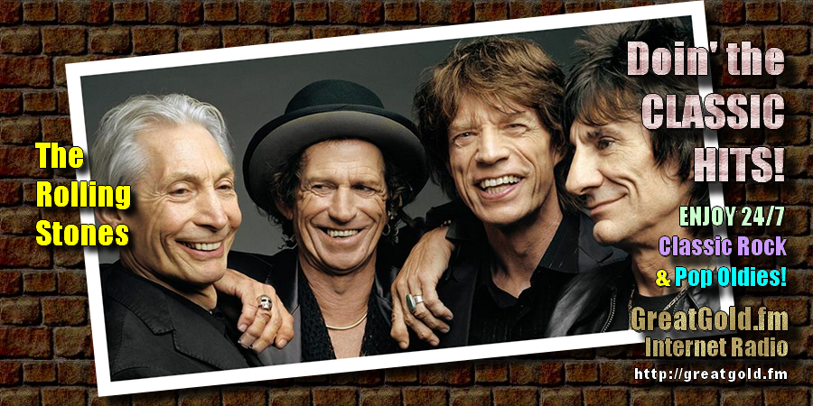 Mick Jagger (pic: center-right) of The Rolling Stones was born July 26, 1943 in Dartford, Kent, England.